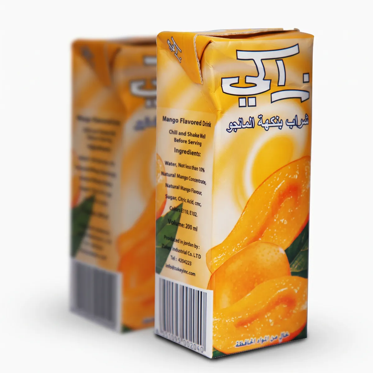 Zakey Mango Juice 200ml · عصير مانجا زاكي 200مل